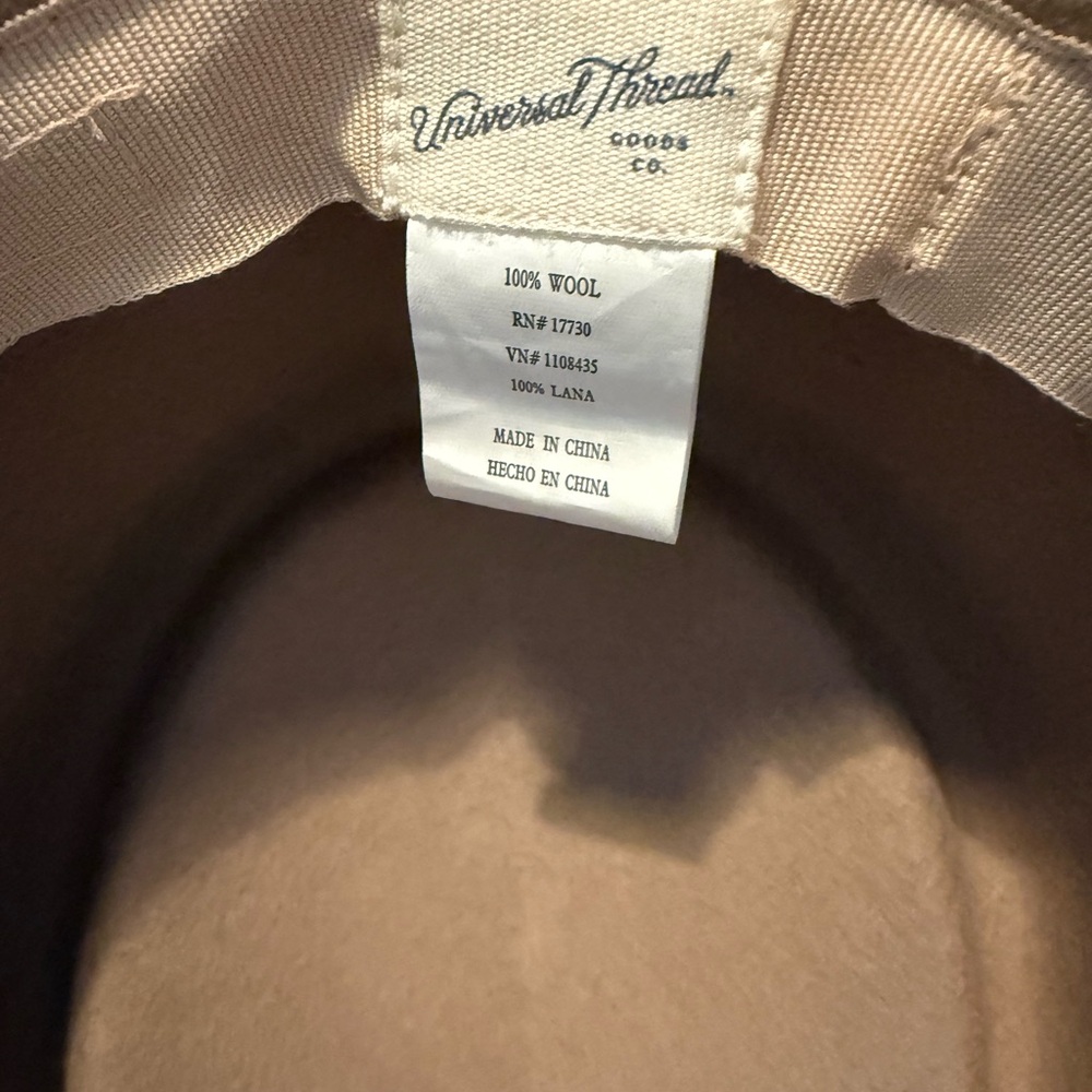 Universal Thread Wool Tan Hat - Picture 4 of 4